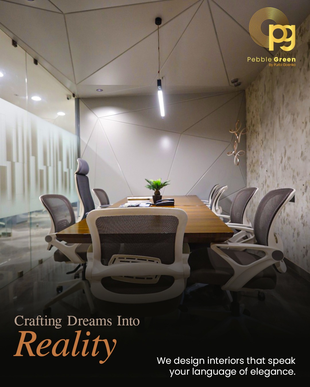 Modern office conference room